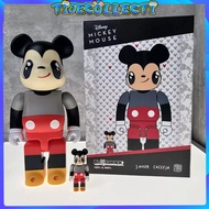 Bearbrick MIckey Mouse 400%+100% with Orig box Logo Bear Brick