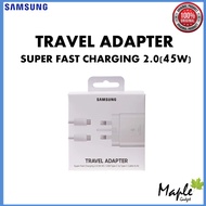 [100% ORIGINAL] SAMSUNG 45W TYPE C TO TYPE C TRAVEL ADAPTER CHARGER/25W ADAPTER/15W ADAPTER
