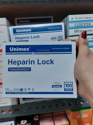 HEPLOCK UNIMEX | Heparin Lock Transparent ( EXp.2028.08)