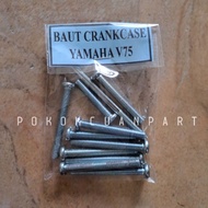 (#) baut crankcase Yamaha V75 all series