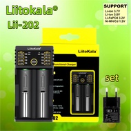 Liitokala Lii-202 1.2V 3.7V 3.2V 3.85V AA /AAA 18650 18350 26650 10440 14500 16340 25500 NiMH lithiu