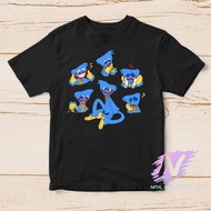 kaos huggy wuggy baju kaos anak huggy emoji