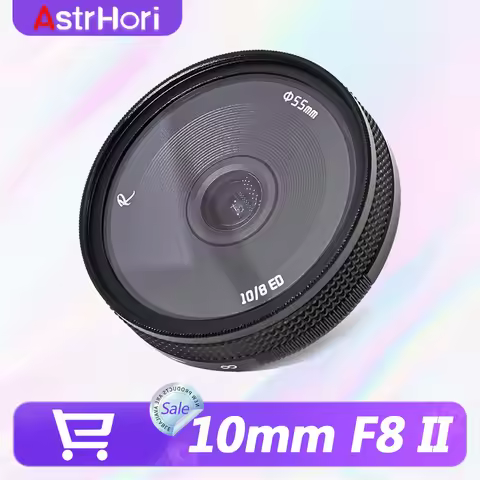 AstrHori APS-C 10mm F8 II Ultra-wide Camera Lens for Humanities Photography with Sony E Fujifilm XF 