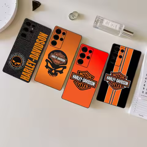Cool H-Harley Car d-Davidson Phone Case For Samsung S 24 fe 25 Ultra plus 20 lite 21 30 22 23 24 22 