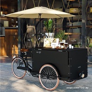 Influencer Night Market Stall Trolley Movable Coffee Cart Iron Float Outdoor Promotion Display Sale 
