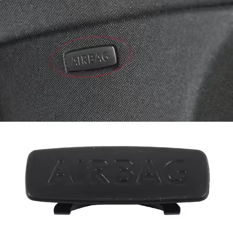 For VW Jetta A5 A6 MK5 Golf 5 6 7 GTI Passat B6 B7 CC Polo 1/2Pcs A B C Pillar Airbag Emblem Cap 3C0