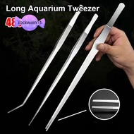 ROCKWAIN11 1Pcs Aquarium Tweezer, Stainless Steel Long Tong Water Grass Clip,  48cm Aquarium Supplie