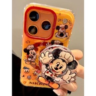 Cute Painted Chef Hat Mickey Magnetic Bracket Suitable for ihone17promax16 Phone Case 15pro