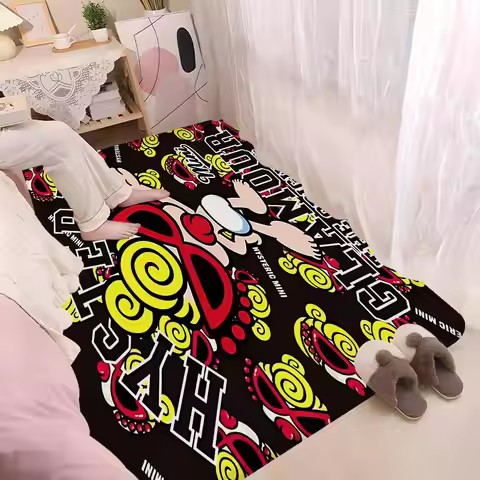 Japan Fashion Hysteric Mini Bathroom Mat INS Style Soft Bedroom Floor House Laundry Room Mat Anti-sk