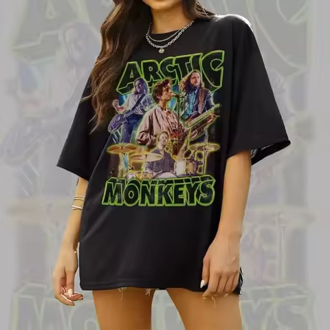 Arctic Monkeys Tour 2023 Shirt, North American Tour Tee New Black T Shirt