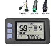 C P3h LCD Display Meter Dashboard 24V 36V 48V 60V Electric Bike Panel For Sc