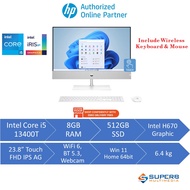 HP Pavilion 24-ca2000d TOUCH or 24-ca2001d non-touch AiO PC (Intel Core i5 13400T, 8GB ddr4 ram, 512