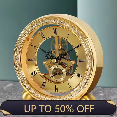 Pendulum Table Clock Table Clock Living Room Table Decoration Home Fashion Perspective