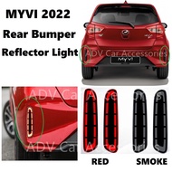 Perodua Myvi 2022 ADV LED Car Rear Bumper Reflector Light Drive Brake Parking Lamp 2pcs