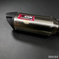 100% ORIGINAL AHM EXHAUST OPEN M4 Y15 Y15ZR 38-42-60MM VERSION TERBARU   