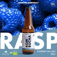 Organic Kombucha Raspberry Earl Grey 280 ml. - คอมบูชา Probiotic ธรรมชาติ - สร้างจุลินทรีย์ที่ดีในร่างกาย ช่วยขับถ่าย - Northlandtea