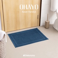 KATUN Dekoruma OHAYO 100% Cotton Towel Mat Cotton Foot Mat Bathroom and Kitchen Mat/ /