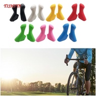 [Bilibili1] 2 Pieces Bike Shifter Lever Cover Bike Brake Levers Hoods Protector None Slip Brake Hand