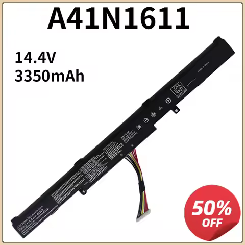 14.4V 48Wh Laptop Notebook Battery A41N1611 For ASUS ROG GL553 GL553VD GL553VE GL553VW Series A41LK5