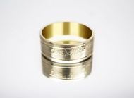 挪威硬幣戒指 10 皇冠 1983 年硬幣戒指男士硬幣戒指女士