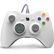 Wired Controller for Xbox 360 with Dual-Vibration Turbo Compatible with Xbox 360/360 Slim and PC Windows 781011