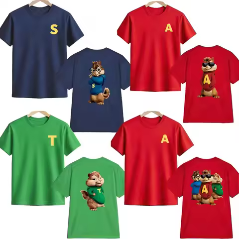 Alvin and The Chipmunks: The Squeakquel's Tshirt Men Women Manfashion 2-sided Print Shirt Is Availab