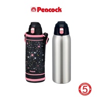PEACOCK JAPAN BRAND AJC-F102 Sports Bottle Keep Cold Bottle with Pouch 1L