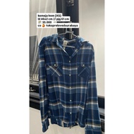 KEMEJA Hm shirt / chest size 46x2, length 61, XS