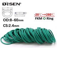 FKM Green Viton O-Rings Gasket Seal Motorcycle Manifold Gasket Seal O'ring Exhaust Pipe Thickness CS