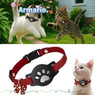 ARMARIO Pet Reflective Collar, Adjustable Reflective GPS Tracker Necklace,  Pet Tracking Night Visib