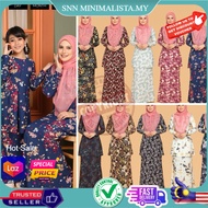 🔶S-4XL RAYA24 BAJU KURUNG IRON LESS SEDONDON IBU ANAK 4XL BAJU KURUNG MODEN IRON LESS ASYIRAA DSOFEA BAJU KURUNG BUNGA2