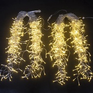 cost-effective 10M 400LED Ice Strip Curtain Lights Eaves Lights Colorful Decoration Lights Christmas