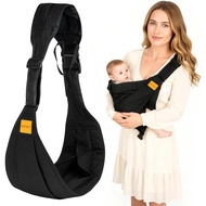 YouyijiaBabyCarrierWrap,Adjustable&PortableSlingforNewborntoToddler(130cm-158cm),Lightweight,Hs-Free
