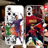 Soft Case for Xiaomi Redmi A2 A1 9T 11A 12C POCO M3 C3 T43 CR7 Ronaldo football
