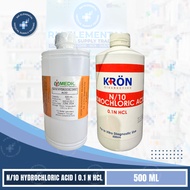 N10 hydrochloric acid | KRON/ MEDIC - 0.1N HCL 500ml