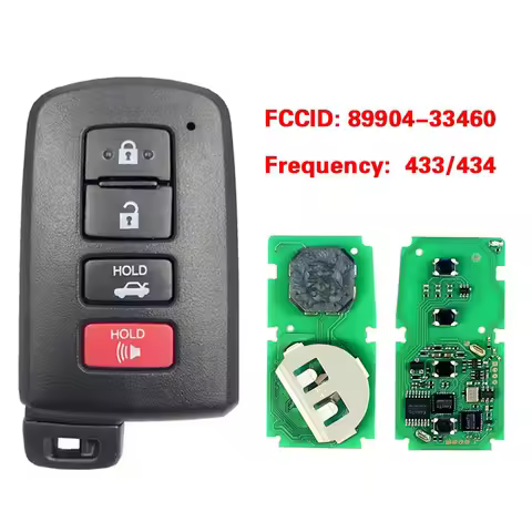 CN007086 Smart Key 4Buttons BA4EQ P1 88 DST-AES Chip 433MHz 89904-33460 Keyless Go 61E377-0010 For T