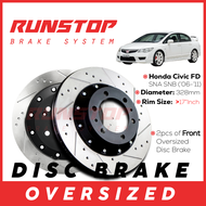 Runstop Disc Rotor Honda Racing City Honda Civic FD Civic FB Civic FC Civic FE Civic FK CRV Jazz GM6