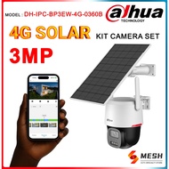 Dahua Apollo BP3EW 3MP 4G Solar WiFi CCTV Camera Kit Outdoor PTZ Security System Wire-Free AI Auto T