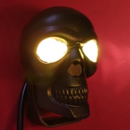 LAMPU TEMBAK LED LASER SQL T-X TERMINATOR 90W BRT D2 WARNA H/L SKULL HEAD TENGKORAK UNIVERSAL MOTOR