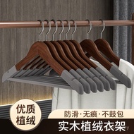Clothes Hotel Hangers High-End Feeling Seamless Hanging Non-Slip Household Clothes B & B 20 Flocking