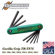 Bondhus TR-TF8 Torx (Tamper) Tip Fold Up Sets - USA