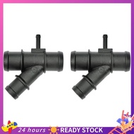 【HOT SALE】 2X  Radiator Coolant Hose Connector for  Golf  A3 TT 1K0 121 087 H 1K0 121 087H 1K0121087