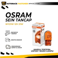 OSRAM T20 WY21W 12V 21W Amber - 7504 Plug-in Turn Signal Light