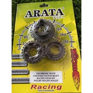 ARATA RACING GEAR BOX SET EX5 DREAM WAVE100 EX5 HIGH POWER GEAR BOX IKK RACING HPSP RACING OKO CMS G