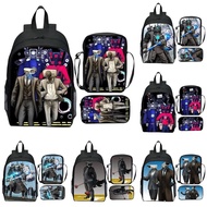 Skibidi Toilet กระเป๋านักเรียนเด็กการ์ตูนกระเป๋าเป้สะพายหลังกระเป๋านักเรียนน่ารักโรงเรียนลดความสะดวก