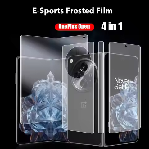 4 IN1 Matte Hydrogel Film For OnePlus Open Internal Inner Outer Hinge Sticker Full Body TPU Screen P