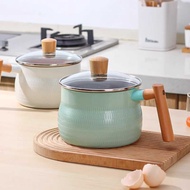 16cm Small Milk Pot Instant Noodles Non-Stick Pot Boiled Milk Gas Induction Cooker Universal