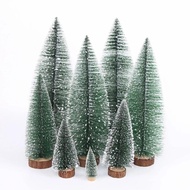 Mini Snow Christmas Tree Pine Tree Table Best Christmas Tree Cake Topper