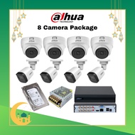Dahua 8-Camera CCTV Package (2MP 4 Bullet & 4 Dome )