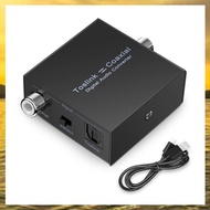 (HIMK) Digital Audio Converter Bi-Directional Digital Coaxial to Optical Toslink Converter Optical S